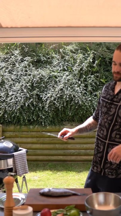 LA DORADE GRILLÉE ET EN TARTARE ❤️‍ #dorade #grillé #bbq #barbecue #poisson #deuxfaçon #recette #recettes #recipe #recipes #food #cuisine #soleil #ete #poisson #fish