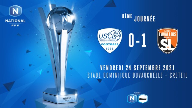 J8 | US CRETEIL LUSITANOS - STADE LAVALLOIS (0-1)