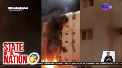 49 patay sa sunog sa isang apartment building | SONA