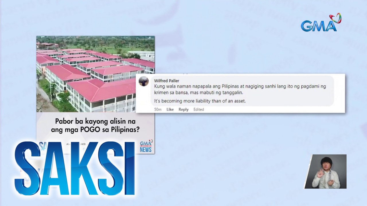 Ilang Kapuso online, pabor na alisin na ang POGO; pero may ilan ding tutol | Saksi