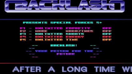 Amiga Trainer Intro - Special Forces by Backlash