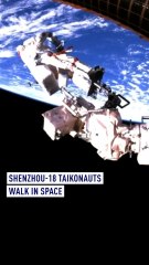 China unveils spacewalk of Shenzhou-18 astronauts