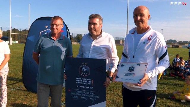 Les Labels Fédéraux à l'honneur à l'Olympique Grande-Synthe
