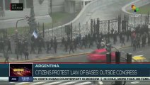 Protests in Argentina as Senate discusses key reforms for Milei's government