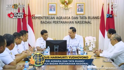 Kementrian ATR BPN Serahkan Sertipikat Hak Pengelolaan PT. KAI Sebagai Tanda Selesainya Konflik Lahan