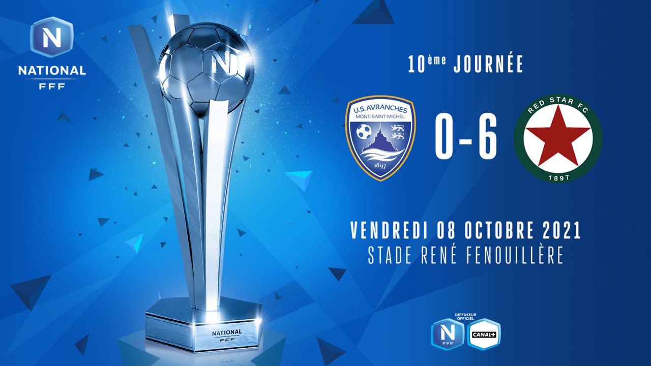 J10 | US Avranches MSM - Red Star FC (0-6)