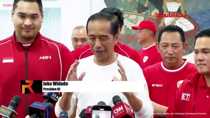 Jokowi Bersyukur dan Bangga Atas Kemenangan Timnas Indonesia