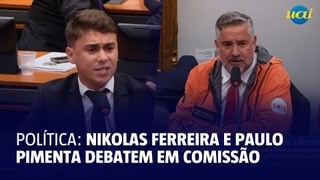 Nikolas Ferreira e Paulo Pimenta debatem em Comissão