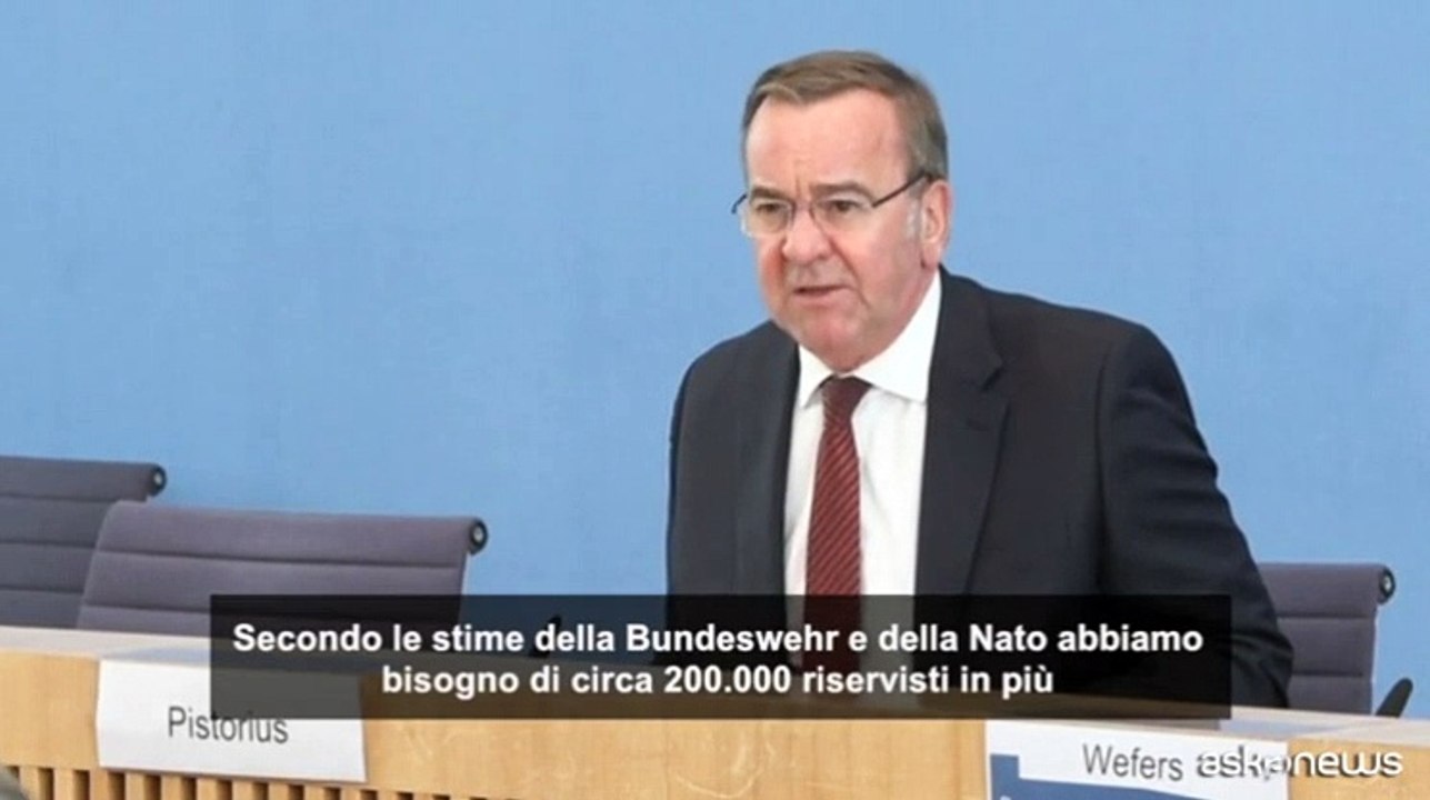 Germania: "Abbiamo bisogno di circa 200.000 riservisti in pi?"