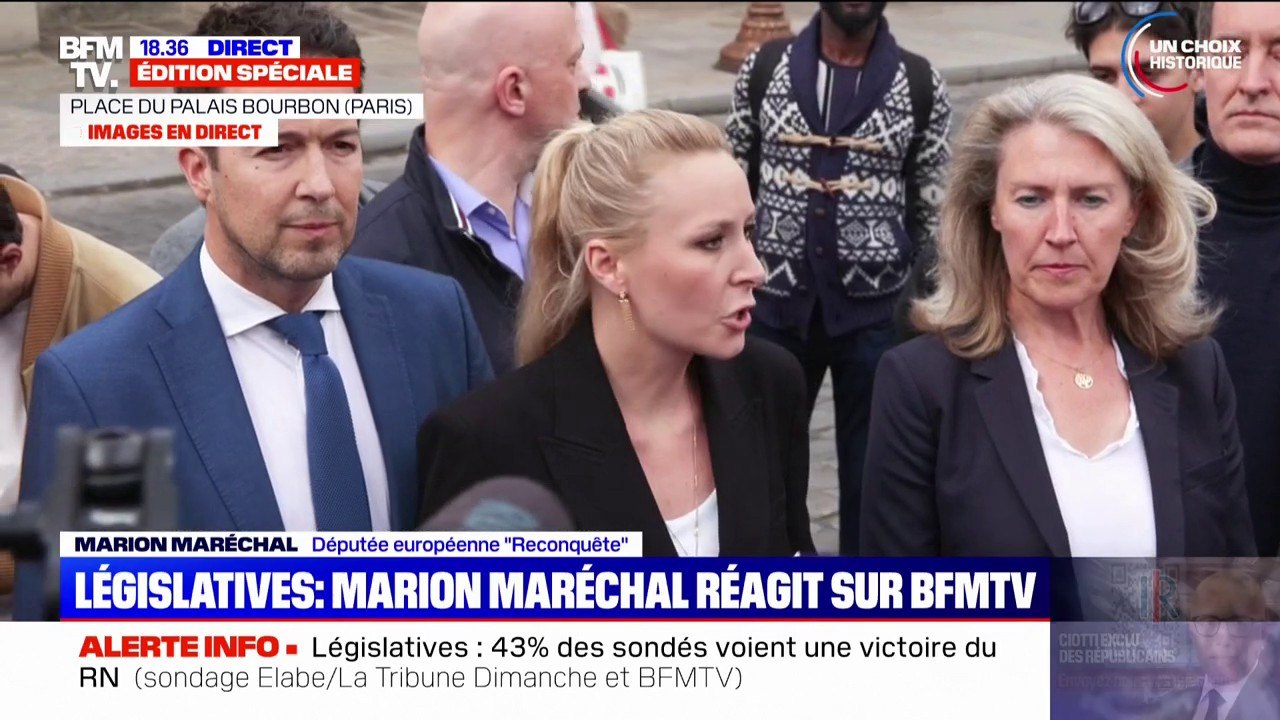 Législatives: Marion Maréchal appelle à "souten...