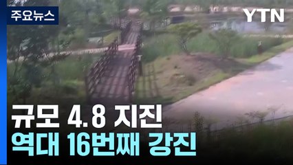 부안 규모 4.8 지진, 올 최대..."역대 16번째 강진" / YTN