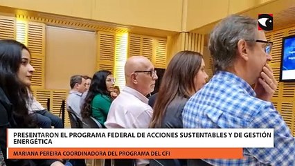 Presentaron el Programa Federal de Acciones Sustentables y de Gestión Energética
