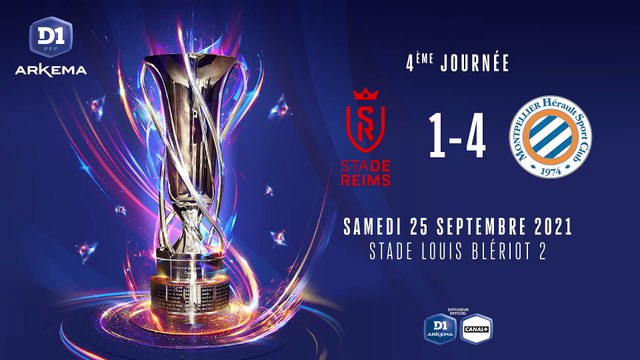 J4 I Stade de Reims - Montpellier HSC (1-4)
