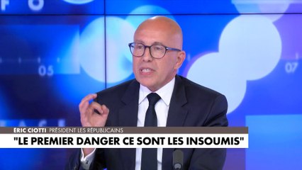 Éric Ciotti : «Le premier danger pour la République, aujourd’hui, ce sont les Insoumis»