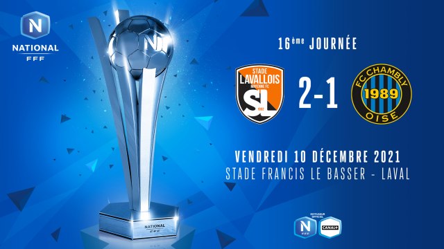 J16 | Stade Lavallois - FC Chambly Oise (2-1)