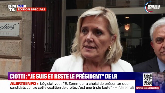 Michèle Tabarot (présidente de la commission d'investiture LR): Tous nos candidats ont bien précisé qu'ils souhaitaient être les candidats des Républicains sans avoir aucun accord