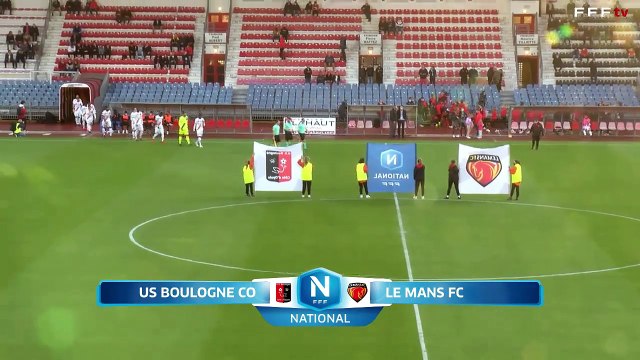 J9 I US Boulogne - Le Mans FC (0-0) en replay