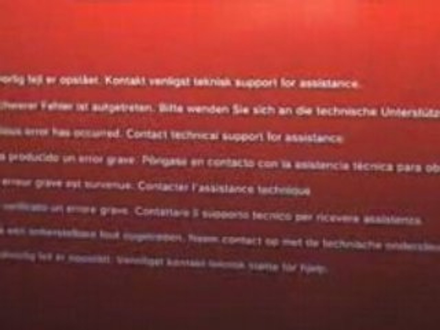 Sony Playstation 3 Red Screen of Death - video Dailymotion