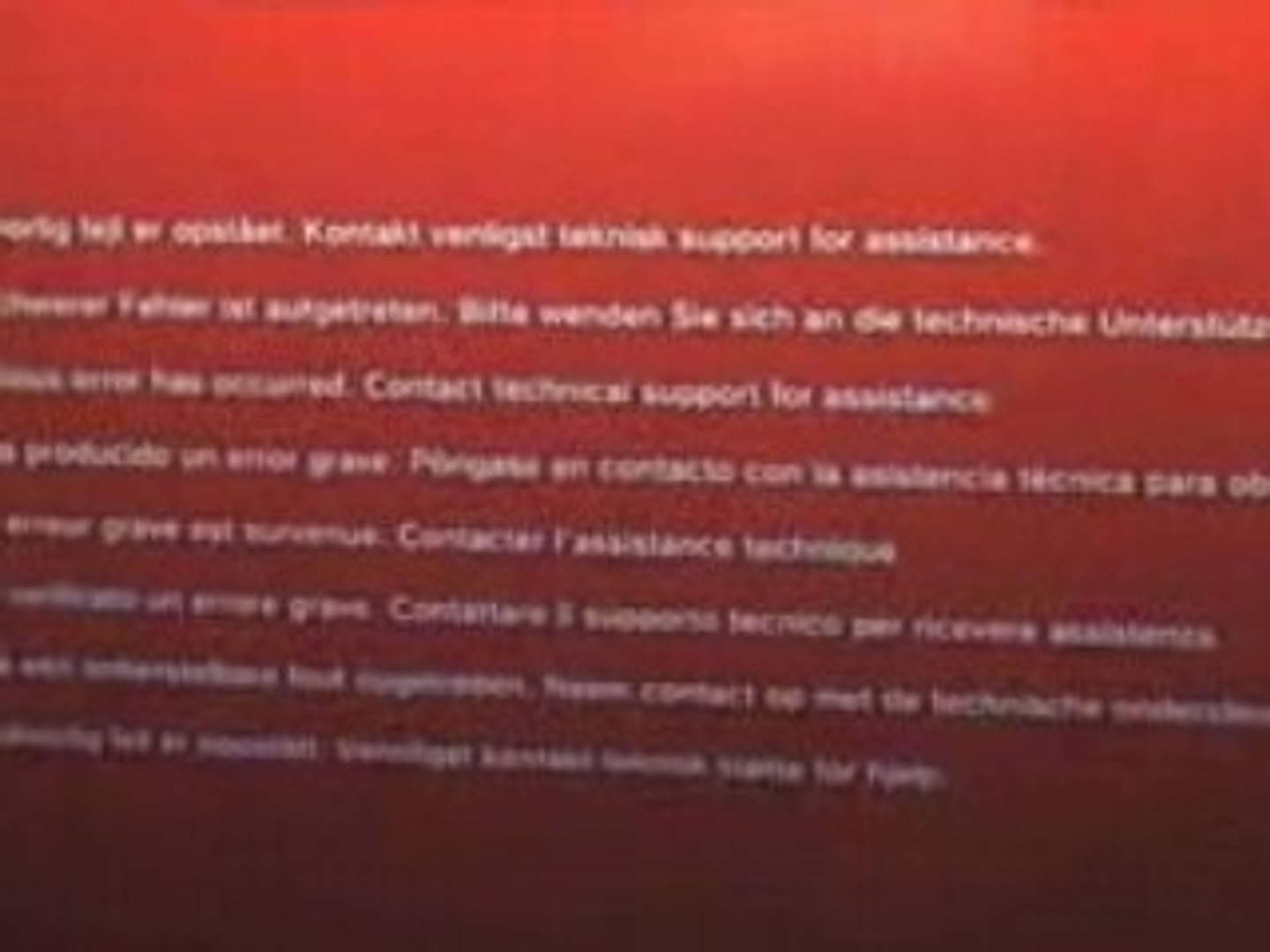 Sony Playstation 3 Red Screen Of Death Video Dailymotion