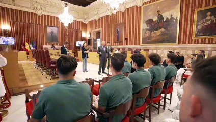 Recepción del Betis Futsal en el Ayuntamiento