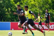 La selección de Panamá presentó novedades en el entrenamiento del miércoles en Penonomé