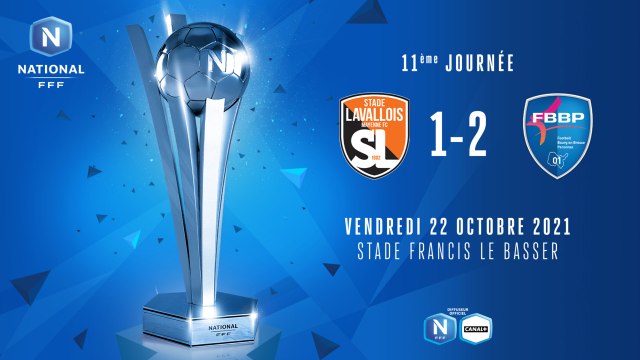 J11 | Stade Lavallois - Bourg-Péronnas 01 (1-2)