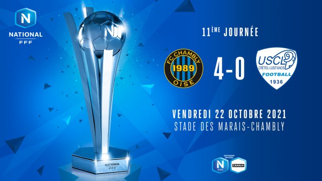 J11 I FC Chambly Oise – US Créteil Lusitanos (4-0)