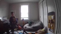 Mother and Child Experience Earthquake at Home in Connecticut, USA