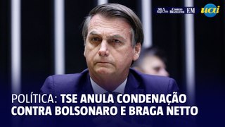 Ministro do TSE anula uma das condenações de Bolsonaro e Braga Netto