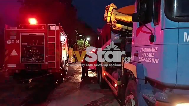 Φωτιά στο κέντρο της Λιβαδειάς - Κινδύνευσαν σπίτια και το Νοσοκομείο