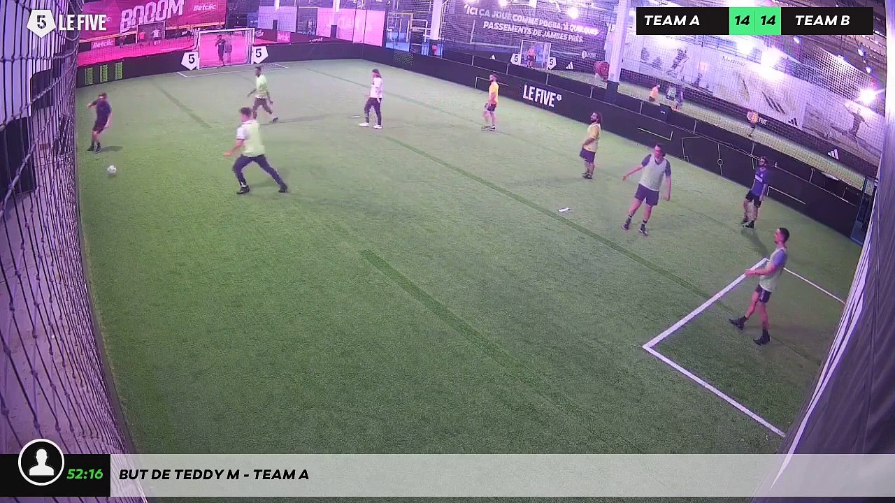 But de Teddy M - Team A
