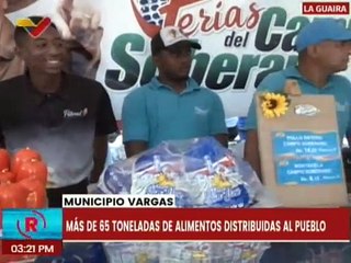La Guaira | Ciudadanos son beneficiados con la distribución de más de 65 toneladas de alimentos