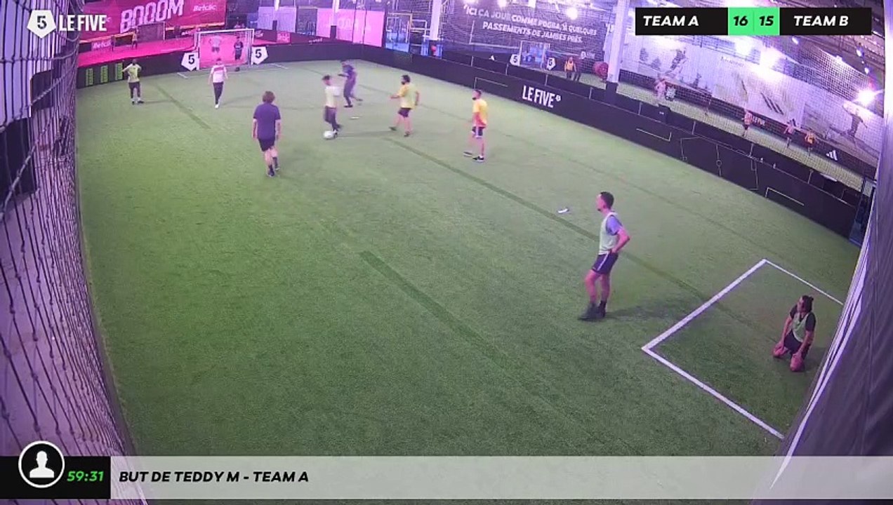 But de Teddy M - Team A