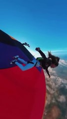 Sky diving jump  beautiful amazing jump