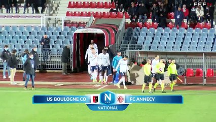 J20 I US Boulogne - FC Annecy (1-1) en replay