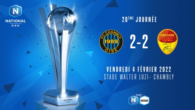 J20 I FC Chambly Oise – US Orléans (2-2)