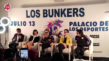 Los Bunkers en el Palacio de los Deportes: Conferencia