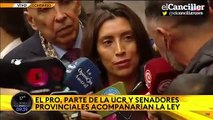 Confundieron a Florencia López, senadora de La Rioja por Unión por la Patria, con la embajadora Lucila Crexell