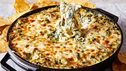 This Spinach-Artichoke Dip Is The King Of All Party Foods