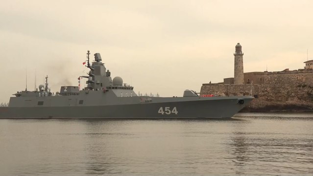 VÍDEO | Así han atracado varias embarcaciones rusas en el puerto de La Habana