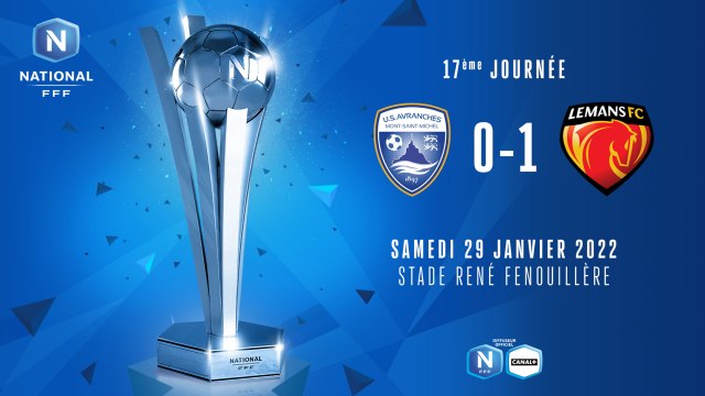 J17 | US Avranches MSM - Le Mans FC (0-1)