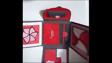 Creative handmade popup Birthday card