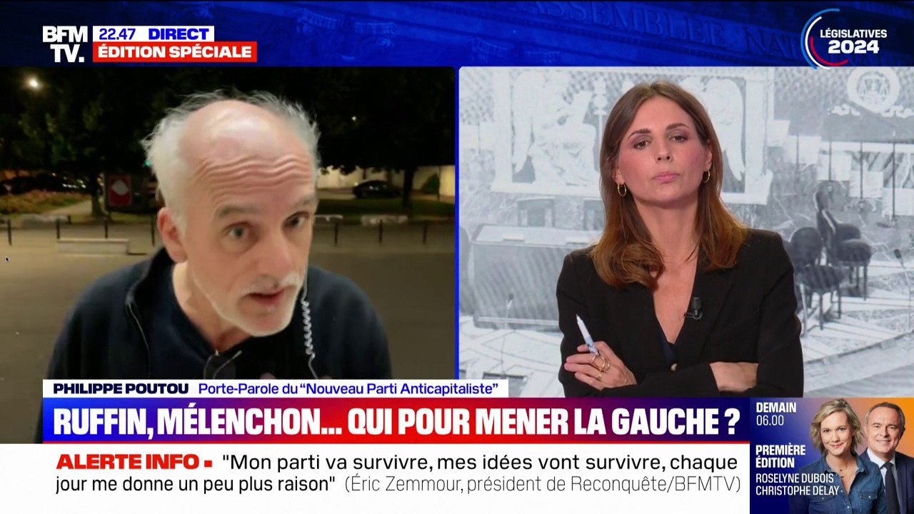 Union de la gauche: "L'objectif est d'empêcher l'extrême droite d'arriver au pouvoir", déclare Philippe Poutou( porte-parole du NPA)