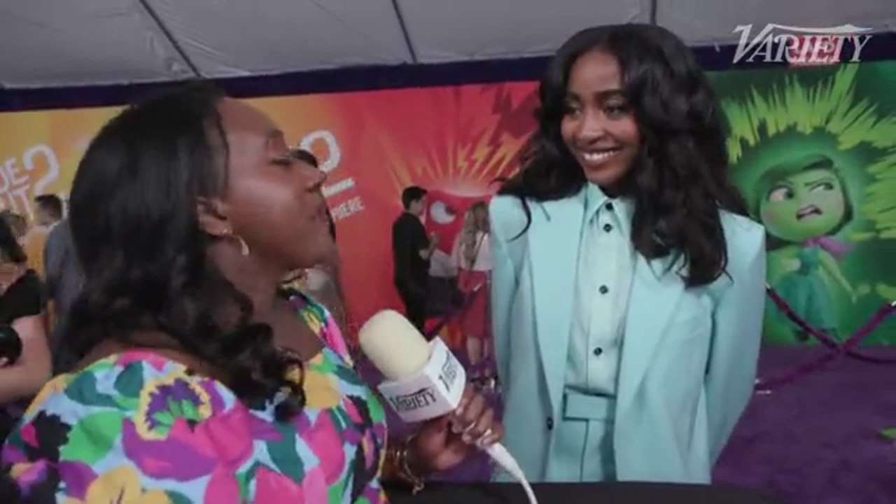 Ayo Edibiri Interview at the 'Inside Out 2' Premiere