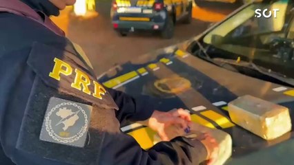 PRF realiza apreensão de 245 kg de cocaína em caminhão-prancha na região de Colorado