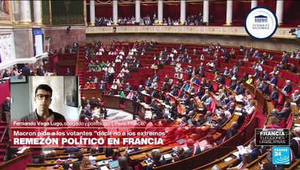 Fernando Vega Lugo: "Apuesta de Macron fue crear una división entre su Gobierno y extrema derecha"