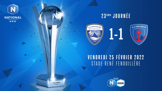 J23 | US Avranches MSM - US Concarneau (1-1)