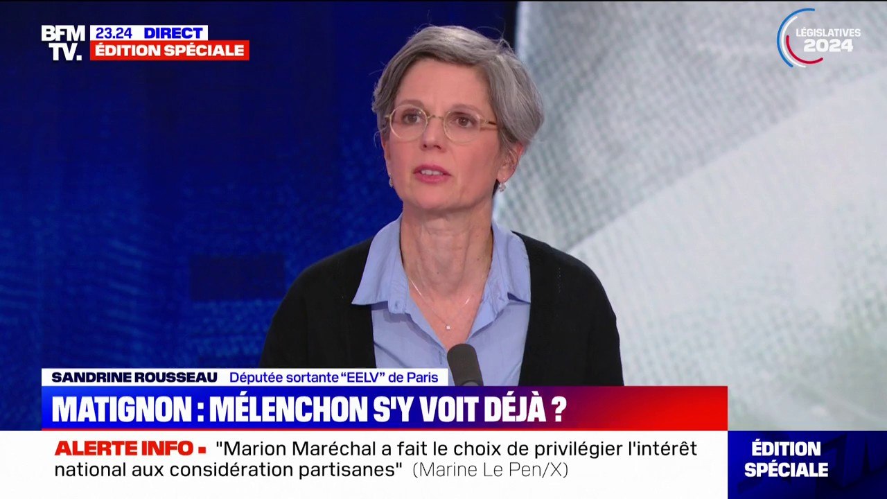 Sandrine Rousseau (Les Écologistes) sur la situation des Républicains: "Ce délitement démocratique m'inquiète"