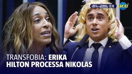 Erika Hilton processa Nikolas Ferreira e pede R$5 milhões em indenização