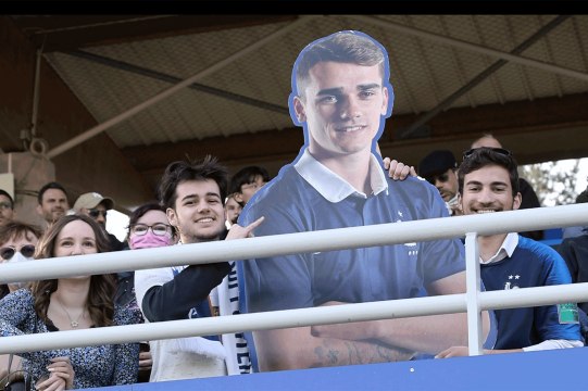 Les supporters avec les Bleus